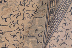 handmade Traditional Kafkaz Tan Green Hand Knotted RECTANGLE 100% WOOL area rug 6'X9'