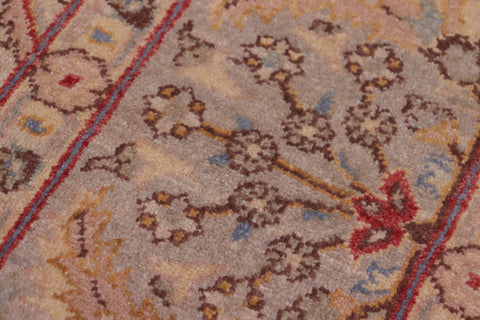 handmade Transitional Design Lt. Gray Lt. Gray Hand Knotted RECTANGLE 100% WOOL area rug 6' x 9'