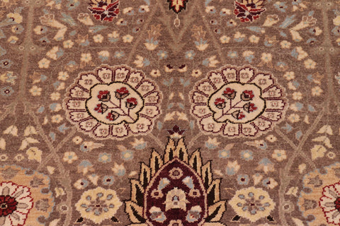 handmade Traditional  Lt. Brown Lt. Brown Hand Knotted RECTANGLE 100% WOOL area rug 6' x 9'