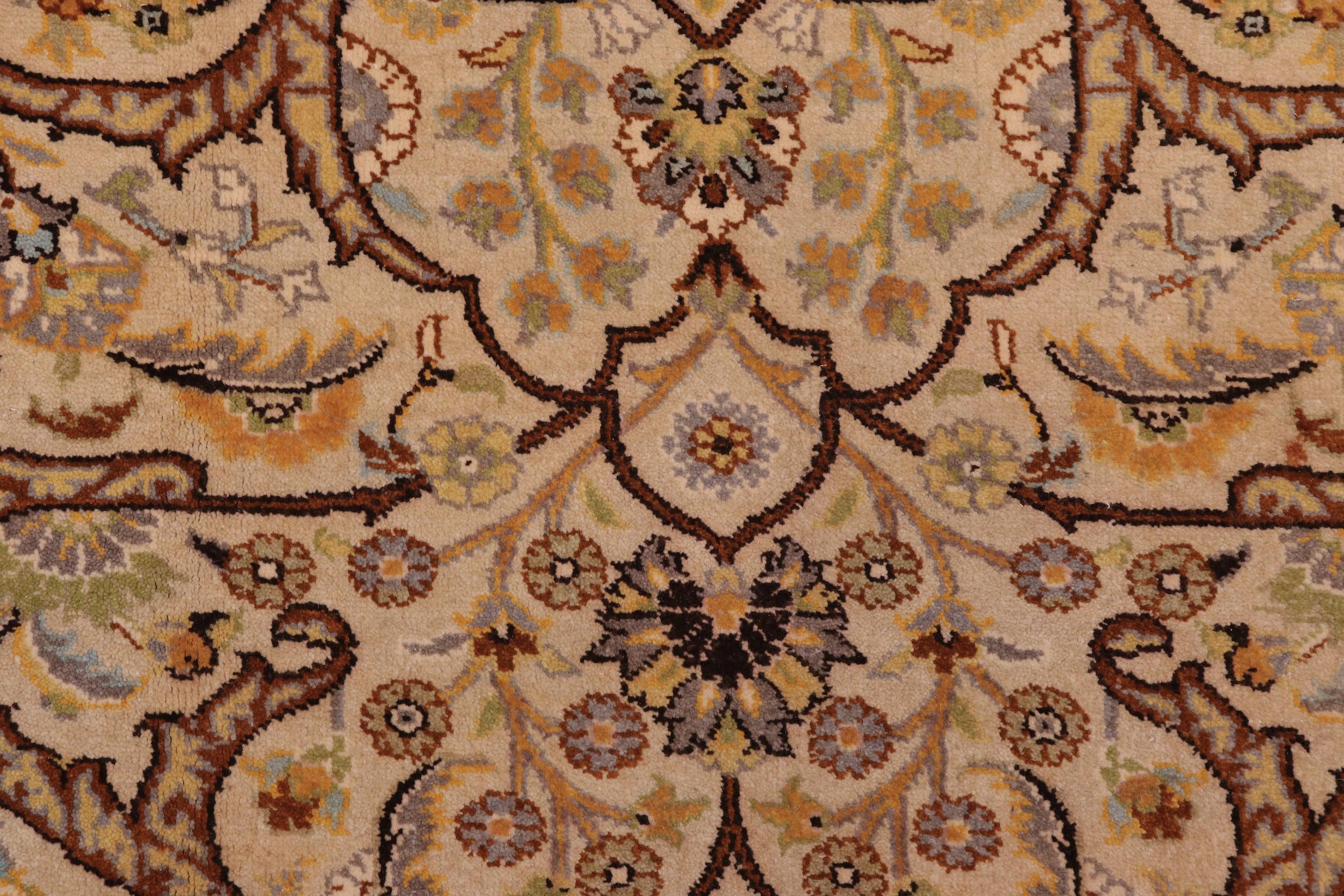 handmade Transitional Design Lt. Gray Brown Hand Knotted RECTANGLE 100% WOOL area rug 6' x 9'