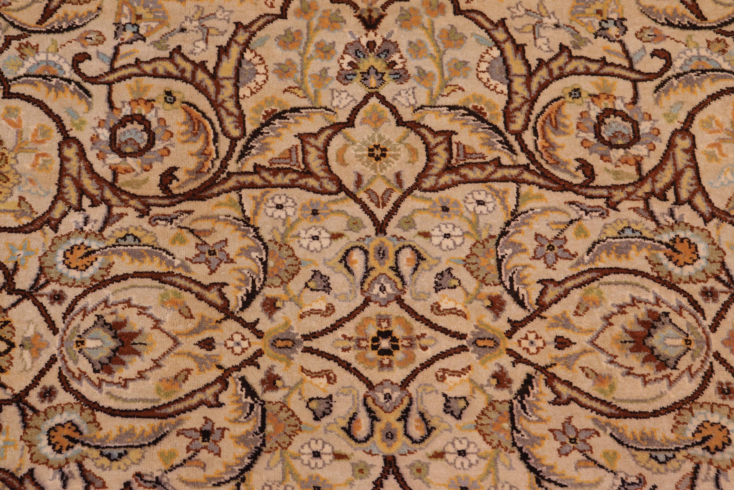 handmade Transitional Design Lt. Gray Brown Hand Knotted RECTANGLE 100% WOOL area rug 6' x 9'