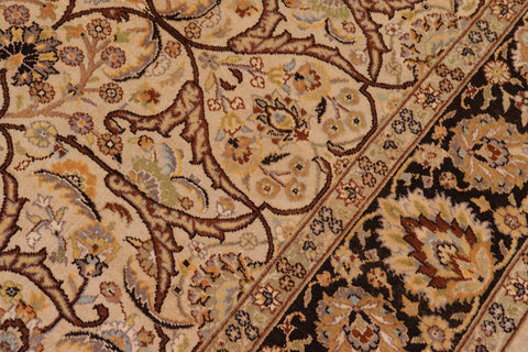 handmade Transitional Design Lt. Gray Brown Hand Knotted RECTANGLE 100% WOOL area rug 6' x 9'