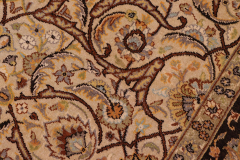 handmade Transitional Design Lt. Gray Brown Hand Knotted RECTANGLE 100% WOOL area rug 6' x 9'