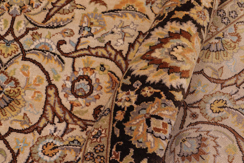 handmade Transitional Design Lt. Gray Brown Hand Knotted RECTANGLE 100% WOOL area rug 6' x 9'