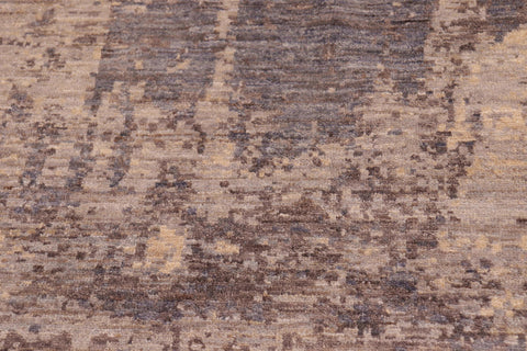 handmade Modern Kafkaz Beige Brown Hand Knotted RECTANGLE 100% WOOL area rug 8' x 10'