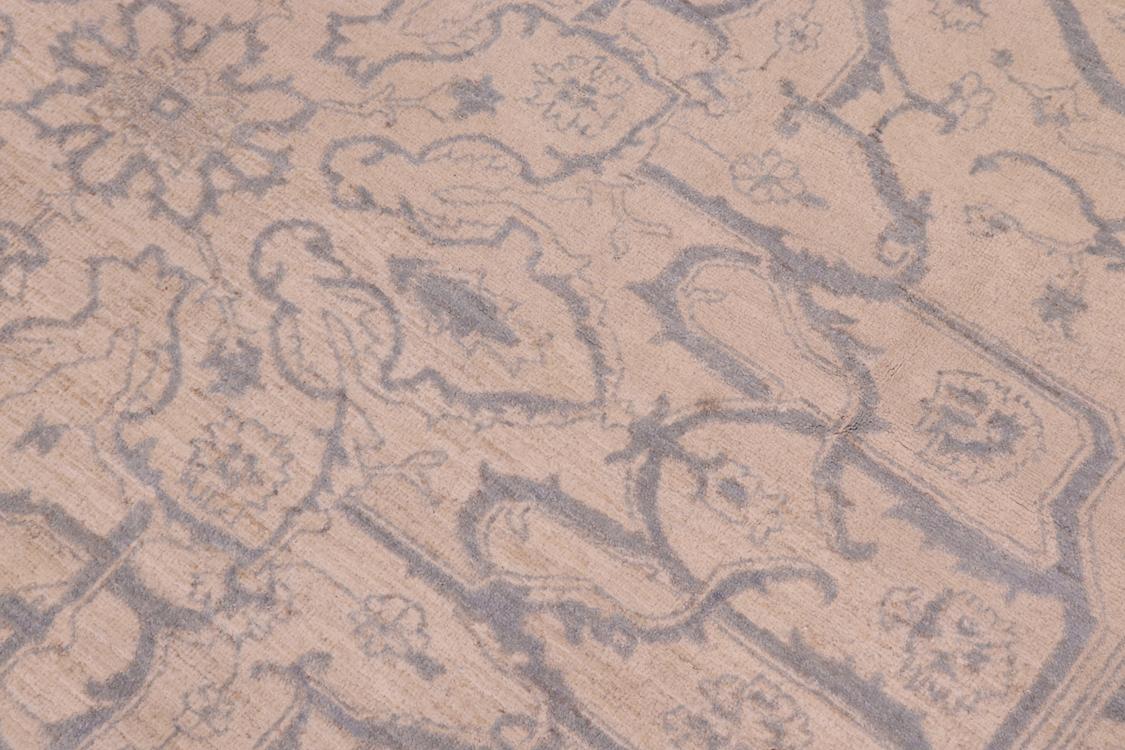 handmade Traditional Kafkaz Ivory Gray Hand Knotted RECTANGLE 100% WOOL area rug 8' x 10'