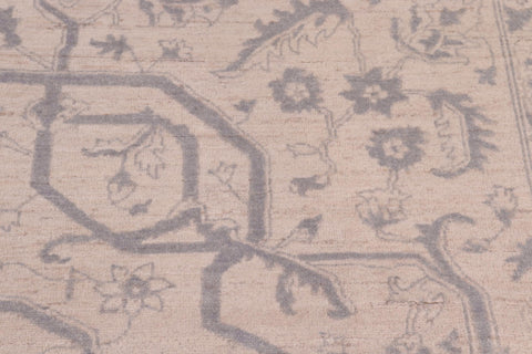 handmade Traditional Kafkaz Ivory Gray Hand Knotted RECTANGLE 100% WOOL area rug 8' x 10'