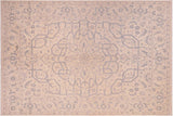 Oriental Ziegler Jeremiah Ivory/Gray Hand-Knotted Wool Rug - 8'1'' x 10'0''
