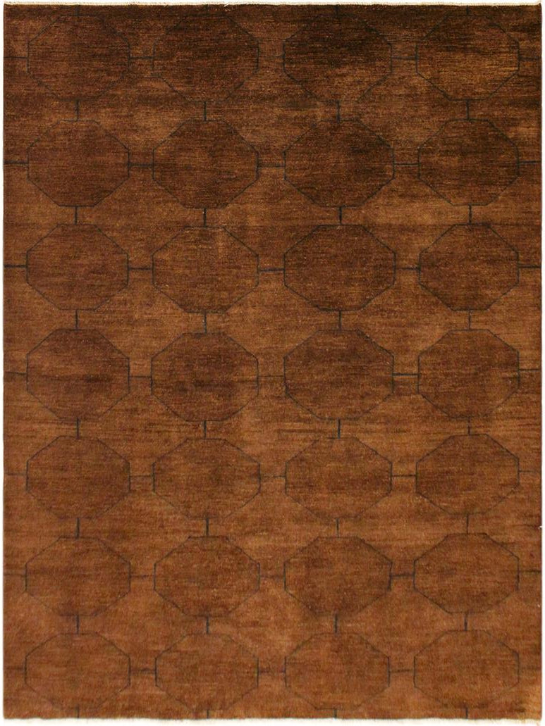 A09038, 511"x 8 6",Over Dyed                     ,6x9,Brown,BLUE,Hand-knotted                  ,Pakistan   ,100% Wool  ,Rectangle  ,652671173721