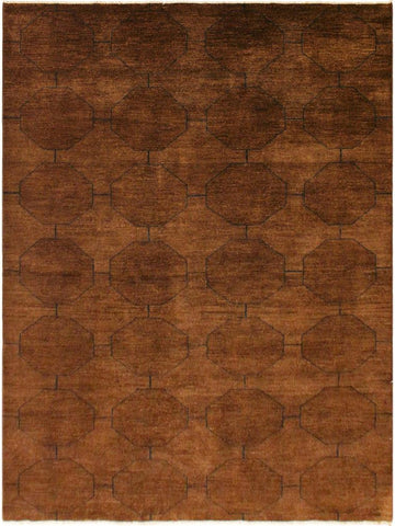 A09038, 511"x 8 6",Over Dyed                     ,6x9,Brown,BLUE,Hand-knotted                  ,Pakistan   ,100% Wool  ,Rectangle  ,652671173721