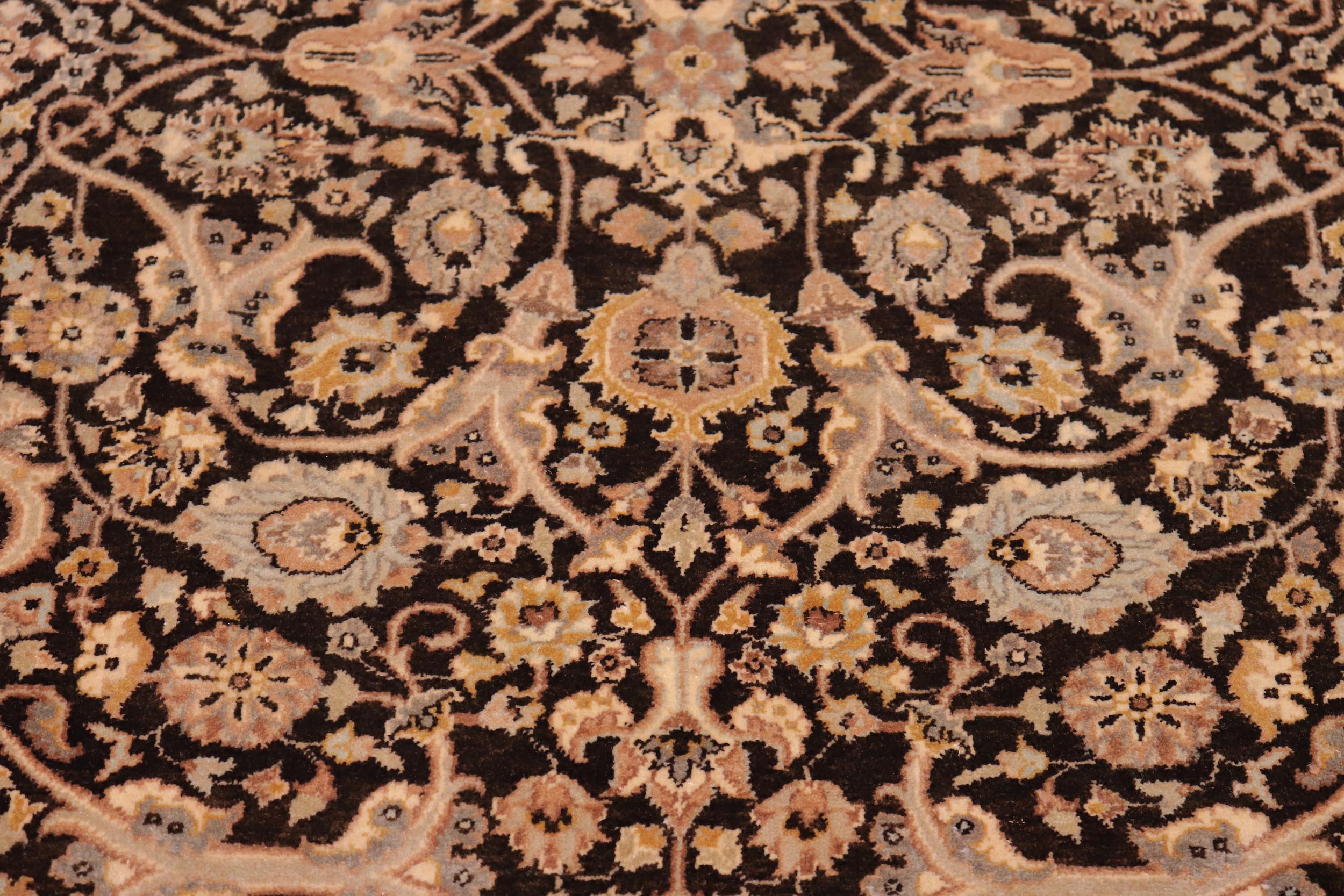 handmade Traditional Veg Dye Brown Tan Hand Knotted RECTANGLE 100% WOOL area rug 6' x 9'
