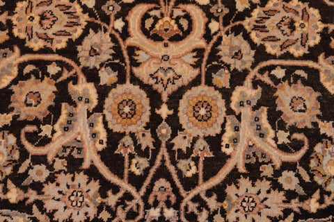 handmade Traditional Veg Dye Brown Tan Hand Knotted RECTANGLE 100% WOOL area rug 6' x 9'
