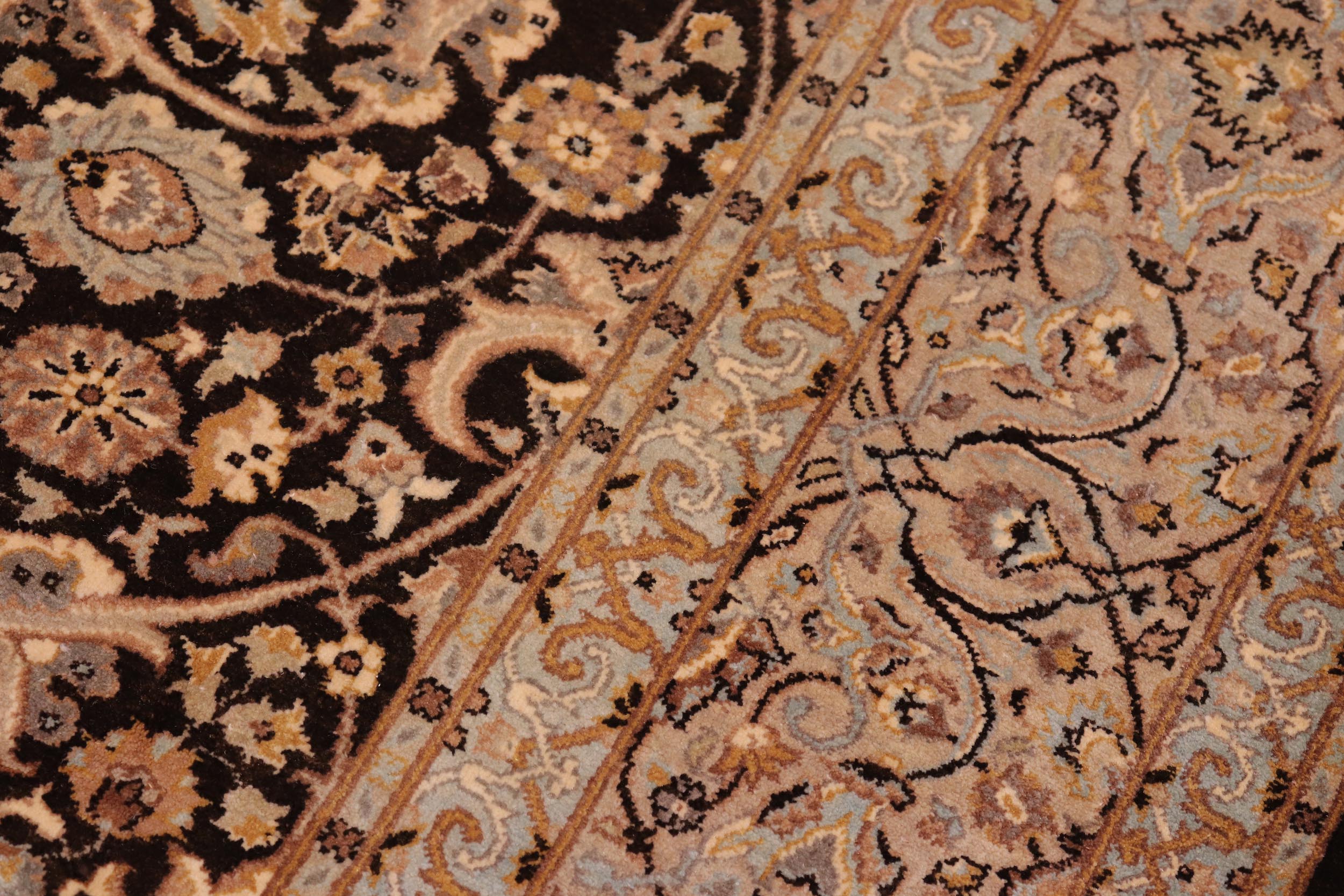handmade Traditional Veg Dye Brown Tan Hand Knotted RECTANGLE 100% WOOL area rug 6' x 9'