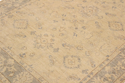 handmade Traditional Kafkaz Ivory Gray Hand Knotted RECTANGLE 100% WOOL area rug 4x6