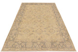 handmade Traditional Kafkaz Ivory Gray Hand Knotted RECTANGLE 100% WOOL area rug 4 x 6