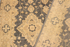 handmade Traditional Kafkaz Gray Tan Hand Knotted RECTANGLE 100% WOOL area rug 4X6