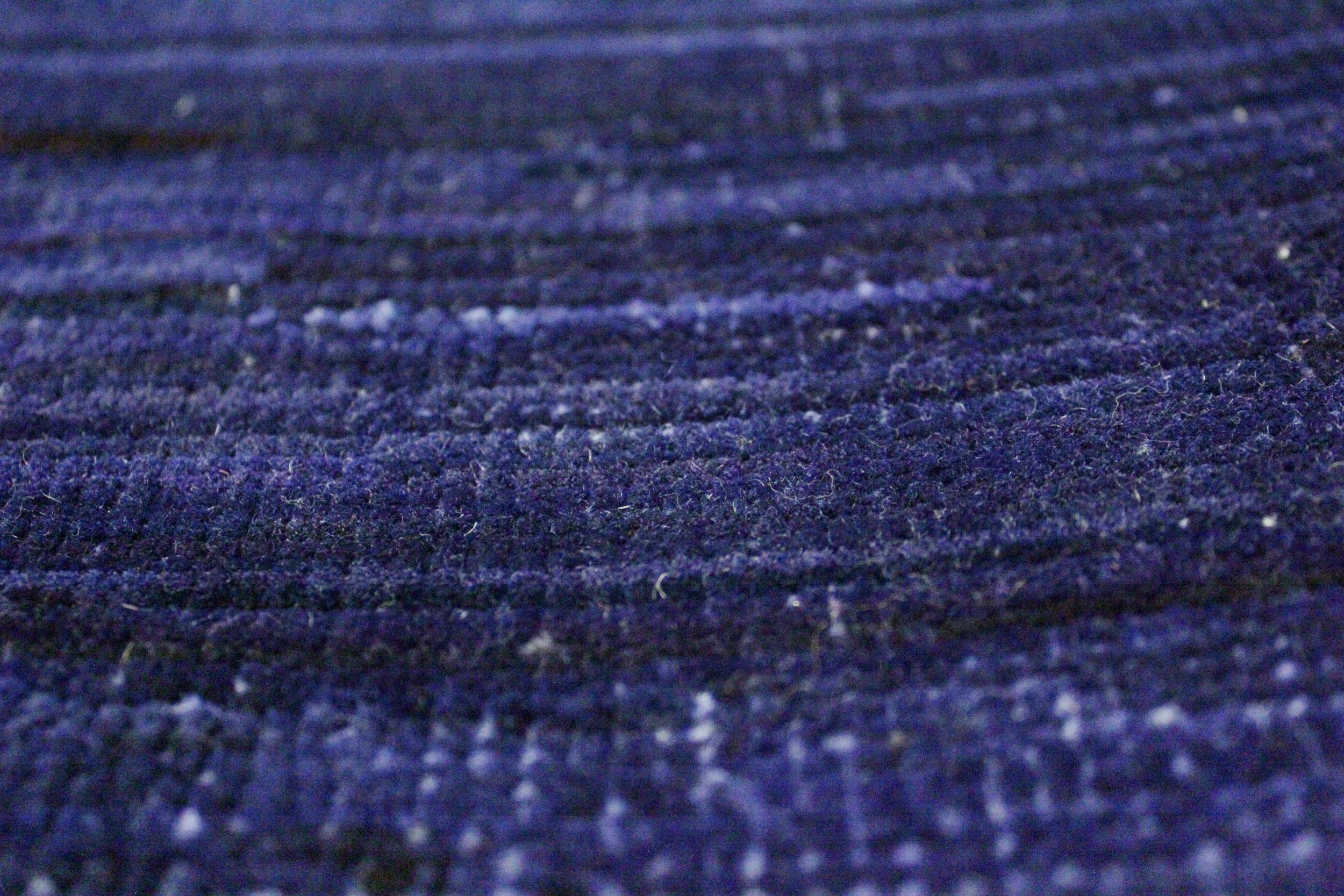 handmade Over Dyed Over Dyed Blue Purple Hand Knotted RECTANGLE 100% WOOL area rug 3' x 5'