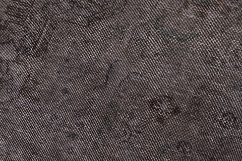 handmade Modern Vintage Gray Black Hand Knotted ROUND 100% WOOL area rug 6' x 6'