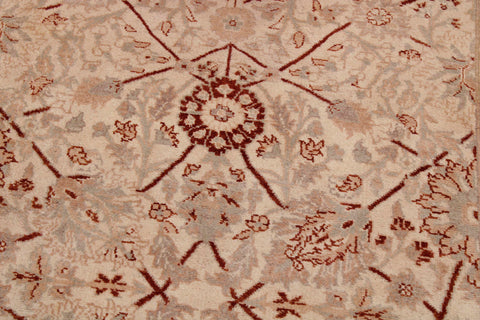 handmade Traditional Design Lt. Tan Tan Hand Knotted RECTANGLE 100% WOOL area rug 6' x 9'