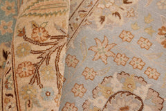 handmade Traditional Design Blue Ivory Hand Knotted RECTANGLE 100% WOOL area rug 10'X14'