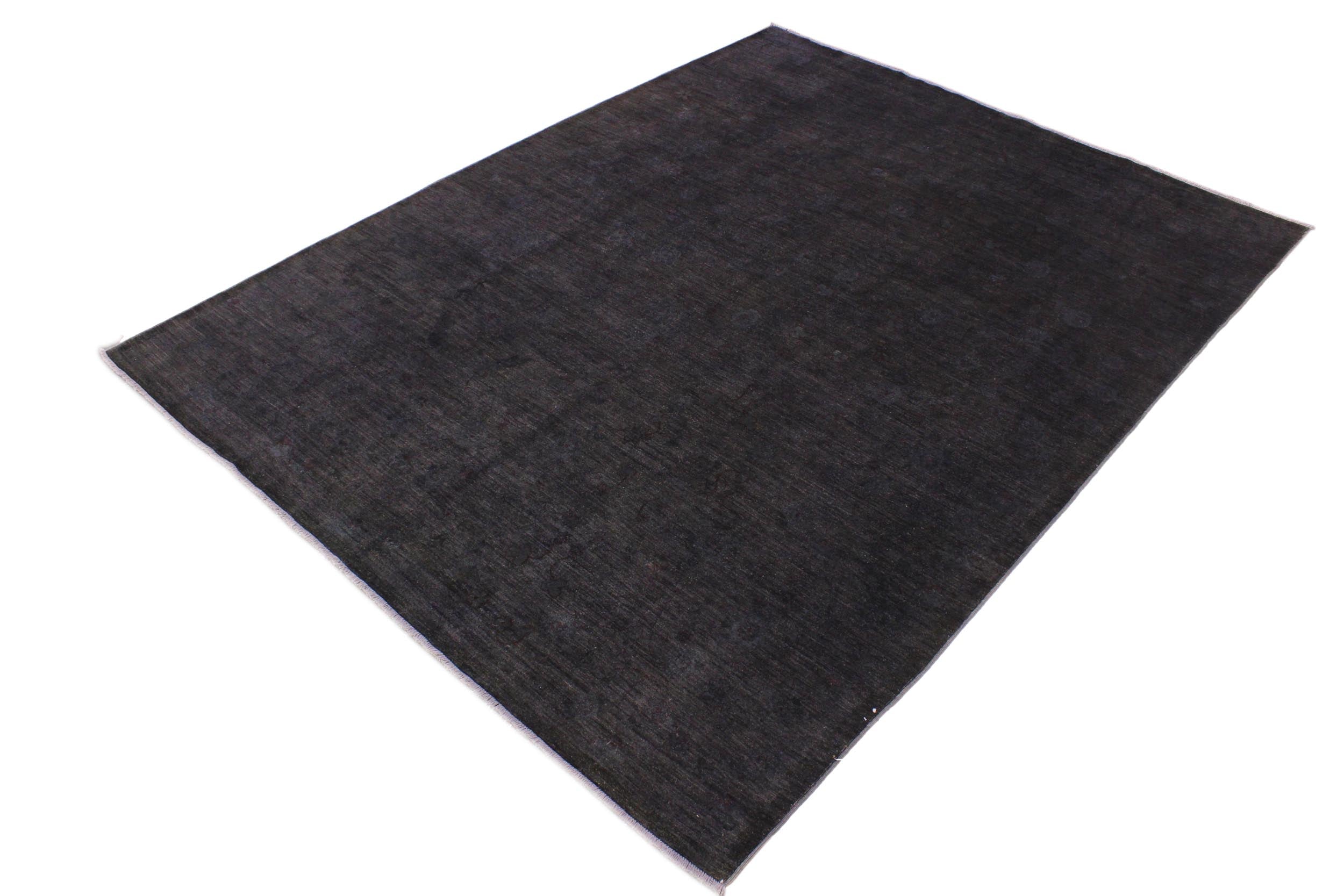 handmade Over Dyed Over Dyed Gray Red Hand Knotted RECTANGLE 100% WOOL area rug 9' x 12'