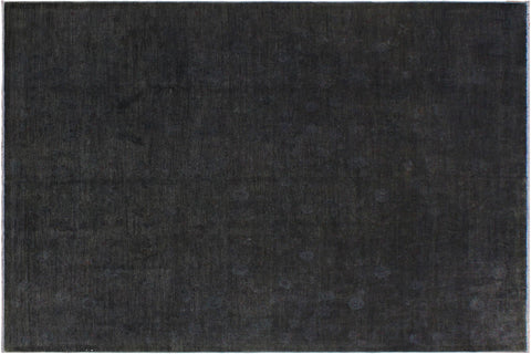 handmade Over Dyed Over Dyed Gray Red Hand Knotted RECTANGLE 100% WOOL area rug 9' x 12'