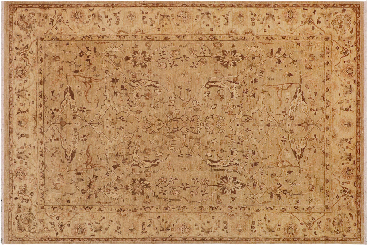 handmade Traditional Kafkaz Taupe Beige Hand Knotted RECTANGLE 100% WOOL area rug 9x12