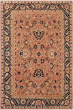 Oriental Ziegler Roberta Peach/Blue Wool Rug - 8'9'' x 11'10''