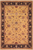Boho Chic Ziegler Loretta Gold/Blue Wool Rug - 8'8'' x 11'4''