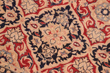 Vintage Persian Jeanette Red/Tan Wool Rug - 8'2'' x 10'2''