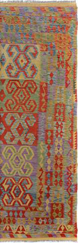 handmade Geometric Kilim Gold Red Hand-Woven RECTANGLE 100% WOOL area rug 6 x 9