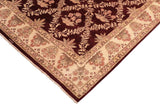 Antique Vanessa Aubergine/Beige Wool Rug - 8'3'' x 10'2''