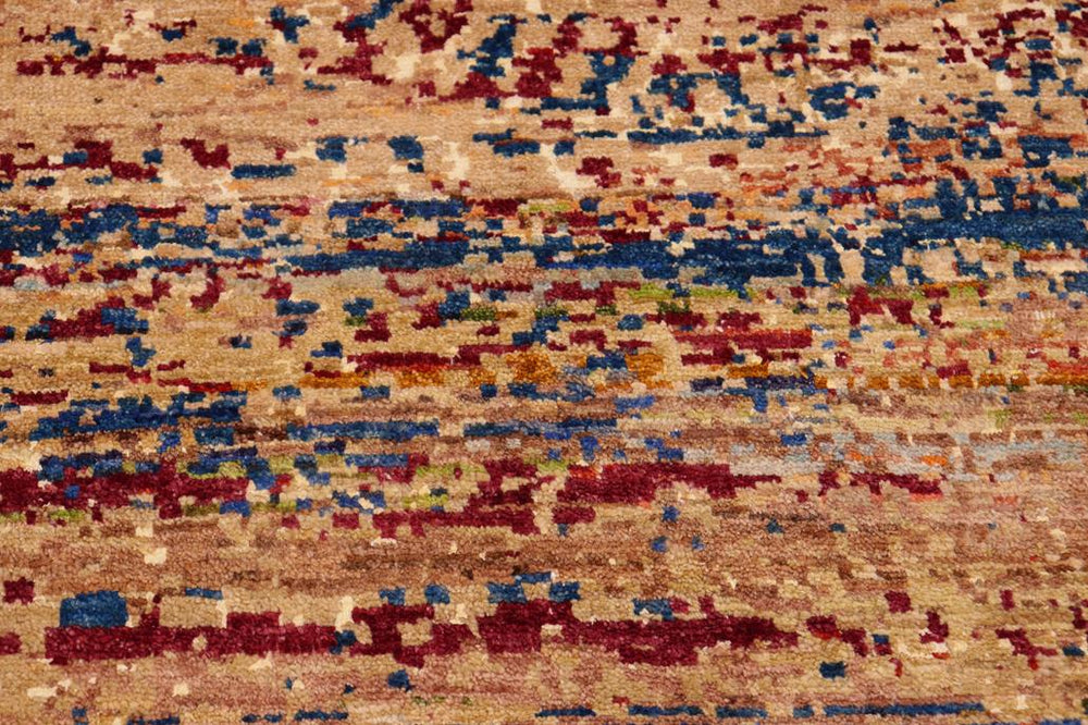 handmade Modern Modern Blue Red Hand Knotted RECTANGLE 100% WOOL area rug 8X10