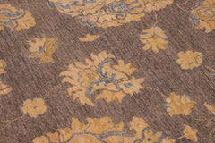 handmade Traditional Kafkaz Gray Tan Hand Knotted RECTANGLE 100% WOOL area rug 10X13