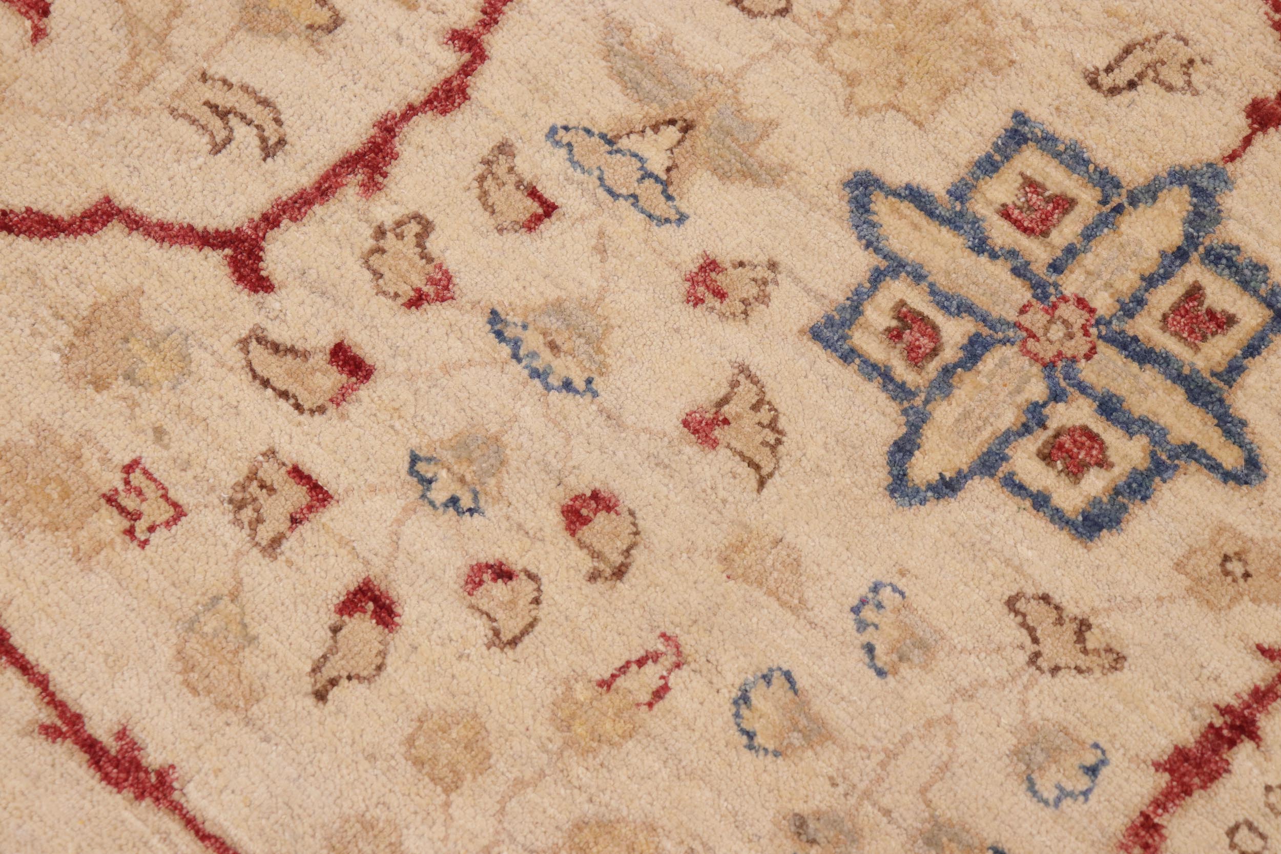 handmade Traditional Kafkaz Red Blue Hand Knotted RECTANGLE 100% WOOL area rug 10' x 14'