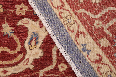 handmade Traditional Kafkaz Red Blue Hand Knotted RECTANGLE 100% WOOL area rug 10' x 14'
