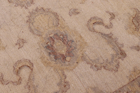 handmade Transitional Kafkaz Beige Lt. Gold Hand Knotted RECTANGLE 100% WOOL area rug 9' x 12'
