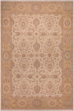 Oriental Ziegler Linwood Beige/Light Gold Wool Rug - 9'0'' x 12'1''