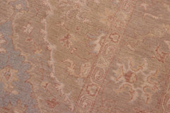 handmade Transitional Kafkaz Lt. Green Lt. Gray Hand Knotted RECTANGLE 100% WOOL area rug 8X10