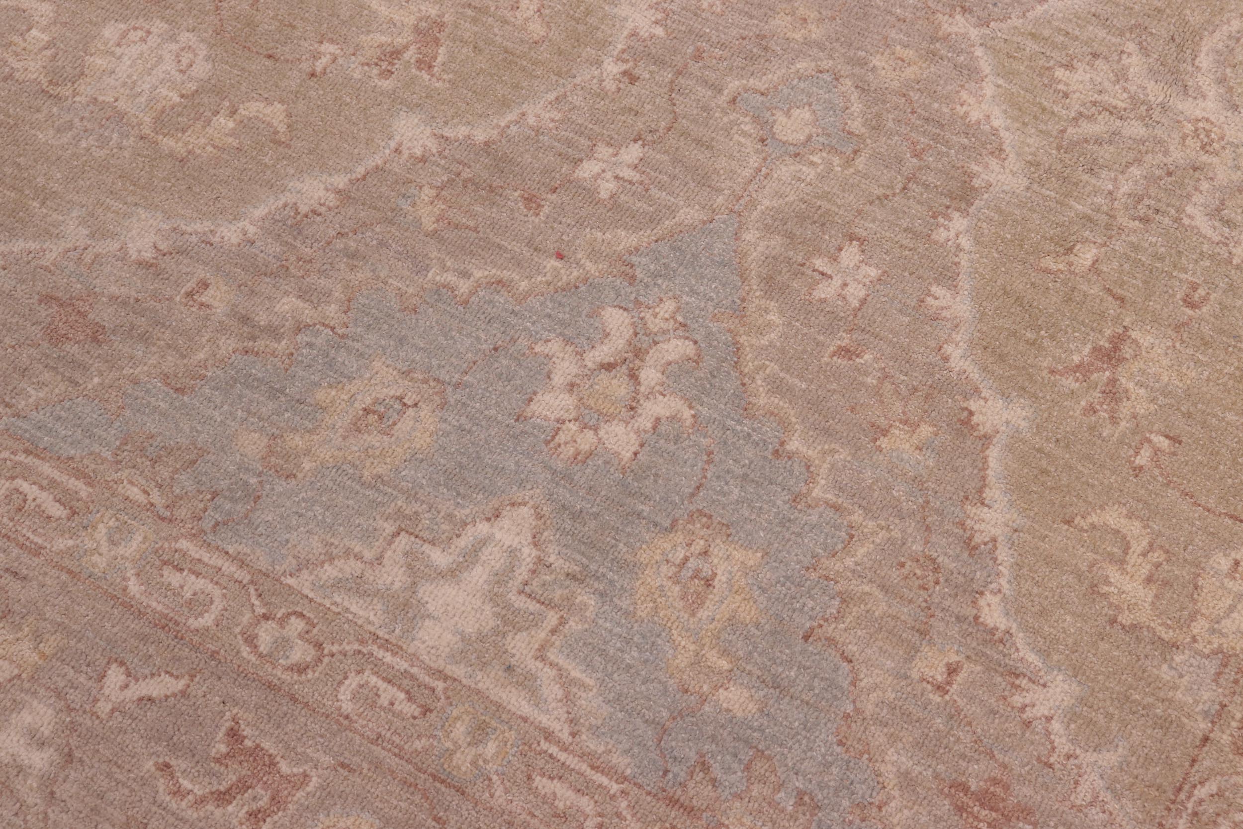 handmade Transitional Kafkaz Lt. Green Lt. Gray Hand Knotted RECTANGLE 100% WOOL area rug 8' x 10'