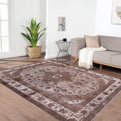 handmade Vintage Vintage Gray Ivory Hand Knotted RECTANGLE 100% WOOL area rug 8' x 11'