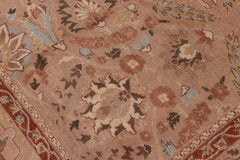 handmade Traditional Lahore Tan Lt. Green Hand Knotted RECTANGLE 100% WOOL area rug 8'X10'