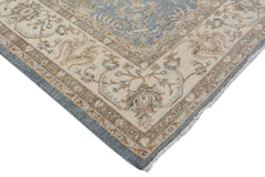 handmade Traditional Kafkaz Gray Ivory Hand Knotted RECTANGLE 100% WOOL area rug 10X13