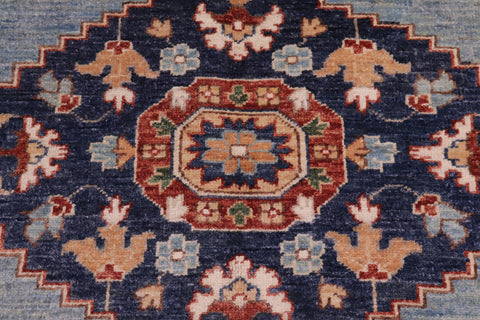 handmade Traditional Kafkaz Orange Rust Hand Knotted RECTANGLE 100% WOOL area rug 9' x 12'