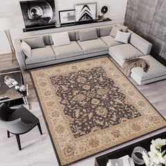 handmade Traditional Kafkaz Gray Ivory Hand Knotted RECTANGLE 100% WOOL area rug 8X10