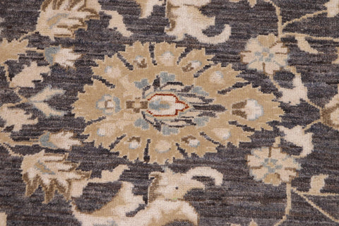 handmade Traditional Kafkaz Gray Ivory Hand Knotted RECTANGLE 100% WOOL area rug 8x10