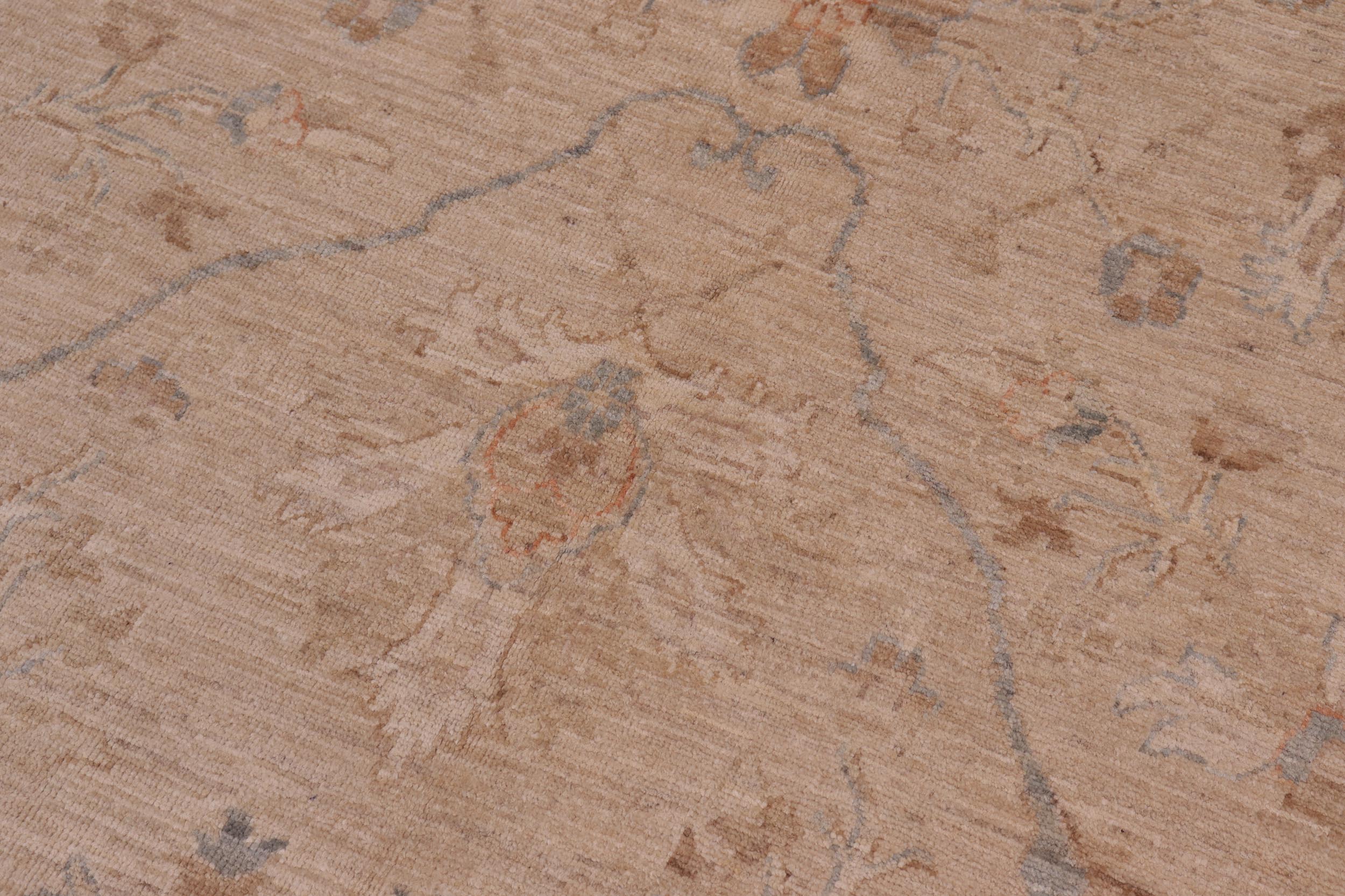 handmade Traditional Kafkaz Tan Brown Hand Knotted RECTANGLE 100% WOOL area rug 10x14