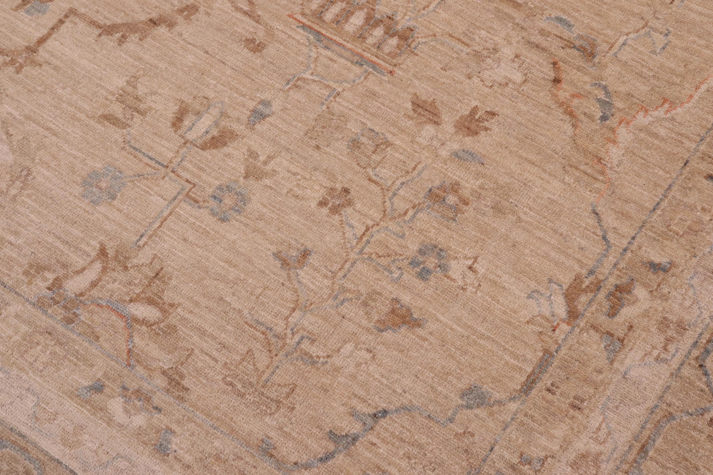 handmade Traditional Kafkaz Tan Brown Hand Knotted RECTANGLE 100% WOOL area rug 10x14