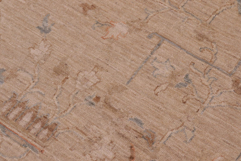 handmade Traditional Kafkaz Tan Brown Hand Knotted RECTANGLE 100% WOOL area rug 10x14