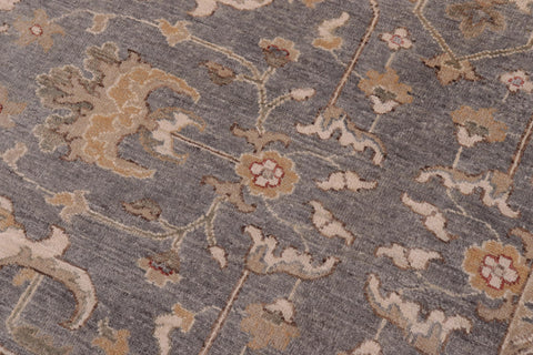 handmade Traditional Kafkaz Lt. Gray Beige Hand Knotted RECTANGLE 100% WOOL area rug 9x12